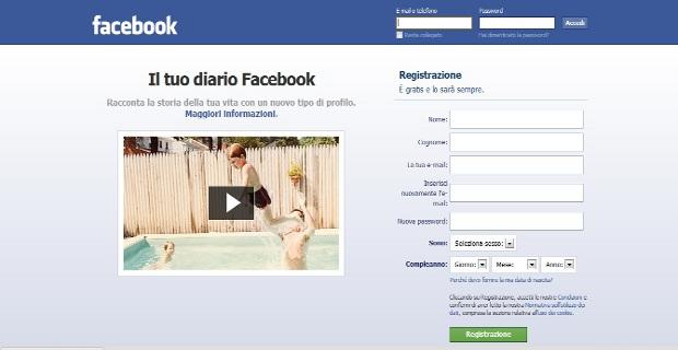 facebook per iphone