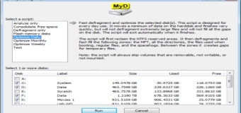 Ottimizzare gli spazi del tuo Hard Disk con MyDefrag 4.2.9