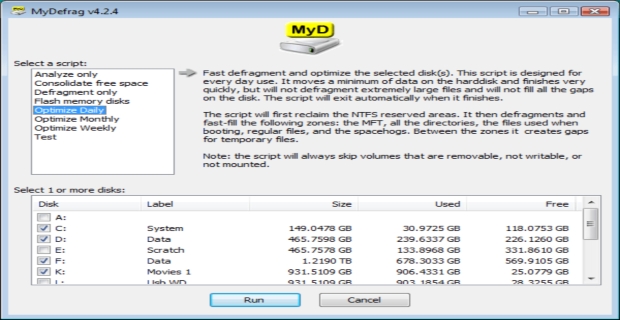 MyDefrag 4.2.9