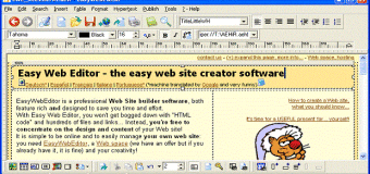 Easy Web Editor, crea il tuo sito internet in pochi step